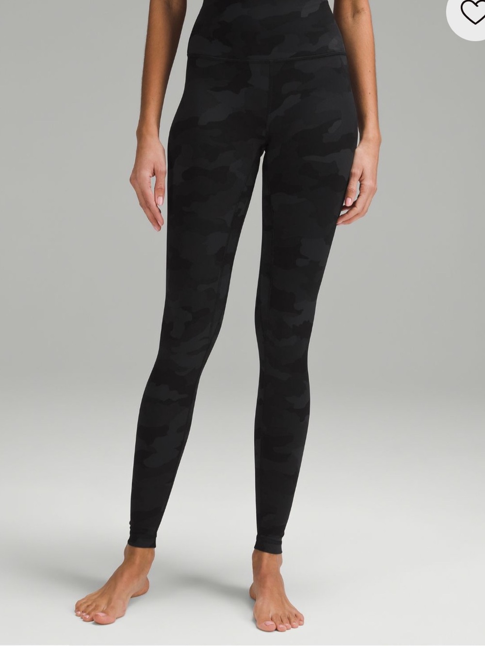 lululemon athletica Black Camo High-Rise Leggings